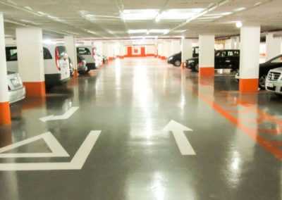 pintado-parking-saba-oporto-naranja