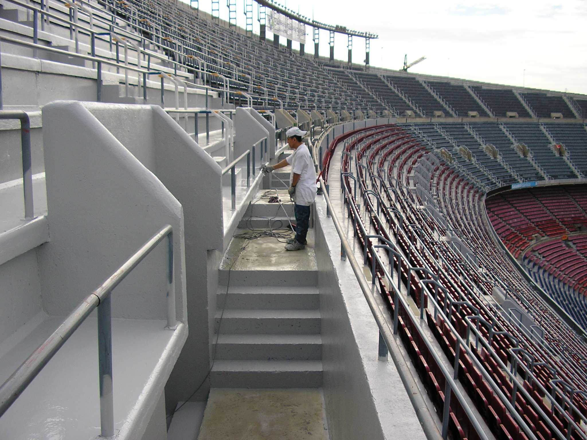 PAVIMENTACION CAMP NOU Impermeabilizacion CAMP NOU